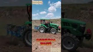 New tractor and new amazing plough with recent advances #chinessmachine #farmequipment #farming