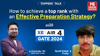 GATE 2024 Topper | Engineering Sciences (XE) | AIR 4 | Ayush Kumar Pushp | Success Story