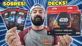 STAR WARS UNLIMITED, EL NUEVO TCG DE FANTASY FLIGHT GAMES Y ASMODEE - APERTURA CAJA INICIO Y SOBRES