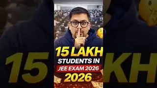 15 LAKH STUDENTS IN JEE MAINS 2026 EXAM 😱 #jeemains #jeeadvanced #iitjee #iitbombay #iit #VED