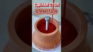 Рабочая зона для заливки пу #полиуретан #артбетон