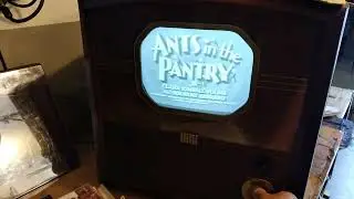 1946 Design 630 Chassis and 1947 RCA 721 TV Bench Test