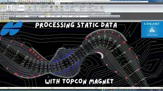 How to process Static GPS data in Local Coordinate Parameters (GNG) using Topcon Magnet Tools.
