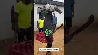 Alegbe Masquerade makes a stunning comeback in Ikebiri at Madam Florence Onitsha's funeral