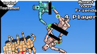 Mount Your Friends - 4 Player Survival Tournament | Freak Off The Game