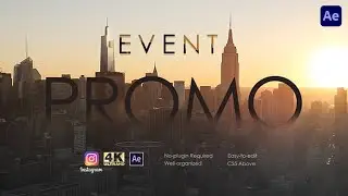 Event Promo - The Perfect Teaser for Your Event 🏙️ After Effects Template