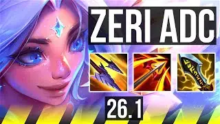 ZERI & Maokai vs EZREAL & Janna (ADC) | EUW Master | 26.1