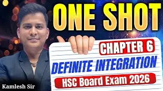Class 12th Chapter 6 Definite Integration ONE SHOT | HSC Exam 2026 |