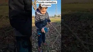 piccolo contadino cresce #contadino #campagna #casa #6anni #chicken #2026