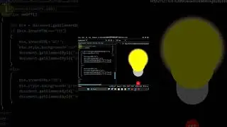 Creating Bulb By JavaScipt HTML And CSS | JavaScript #javascript #css   #frontend #youtubeshorts