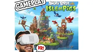 ANGRY BIRDS VR! Um cl&aacute;ssico dos celulares em realidade virtual e mista! 