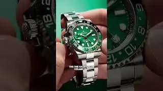 The Rolex green-dial Sprite costs $30K more for a reason #whitedial #gmtmaster #luxurywatch