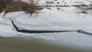 Прогулка по Можайское водохранилищу | ЧУТЬ НЕ УПАЛ ПОД ЛЕД