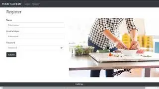 CS50 Final Project (web track) - Food Alchemy