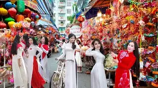 TẾT SÀI GÒN 2026 | SÀI GÒN CHỢ LỚN NÁO NHIỆT NHỘN NHỊP MUA BÁN CUỐI NĂM , PHỐ TRANG TRÍ RỰC RỠ 