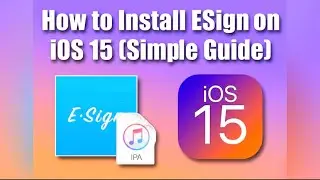 Как установить ESign на iOS 15.8.5 (iPhone 6s Plus)