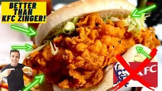 This DESTROYS The KFC Zinger Burger |Biggest Surprise Of A Takeaway!