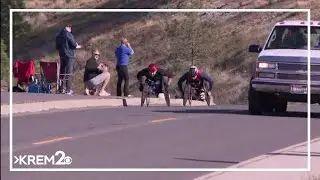Elite wheelchair races come down to wire, Veronica Loleo sets course record in historic Bloomsday