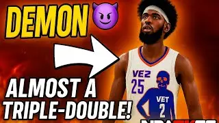 VET 2 Center Turns Into a DEMON in the Rec! Almost a Triple-Double 😳 (NBA 2K26 Gameplay)”