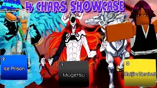 ALL 4 NEW BLEACH CHARACTERS SHOWCASE! | Anime Battle Arena | ABA | Roblox | Bleach |