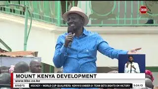 President Ruto concludes 5-day tour of Mt. Kenya region