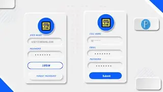 Complete Neumorphic Login Form In Mobile Phone.|Soft Ui Design|&bull;Pixellab Toturial.