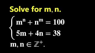 Can You Solve This System of Equations? | Using A Simpler Approach.