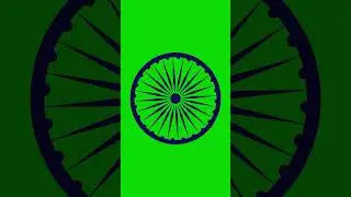 FREE No Copyright Green Screen Ashoka Chakra Rotating 🇮🇳 | Patriotic Overlay | 4K Video #nocopyright