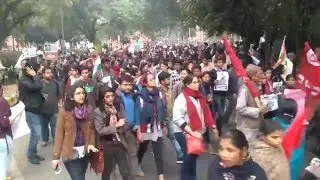 Solidarity March for JNU : From Mandi House to Jantar Mantar