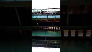 L train entering and leaving sutter avenue and canarsie bound l train entering