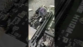 How to Replace CMOS Battery on Asus PRIME  H310M P Motherboard #shorts
