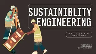 Water Quality Detector| Arduino Based| Sustainability Engineering Project| Chanakya University