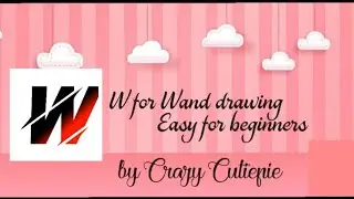 W for Wand Drawing | A to Z Alphabet Drawing Series | Easy Drawing for Kids