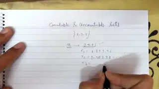 countable and uncountable sets