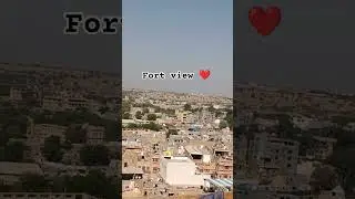 Capture the royal fort view ❤️ #explore #travel #rajasthan #india #nature