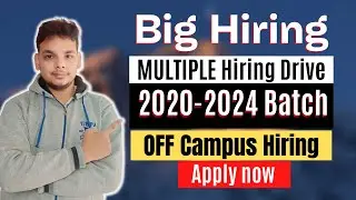 Biggest OFF Campus Job Drive 2023 | Deloitte | 2020 | 2021 | 2022 | 2023 Batch Hiring| #2023jobs