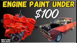 Painting Chevrolet's first small block for under $100? 265 engine build