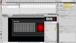Part 2 Flash CS4 CS5 CS5.5 Website Intro and Dynamic Page Transitions Tutorial