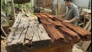 Watch How This Hopeless Old Wood Becomes Something Incredible