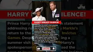 URGENT: Prince Harry Issues Official Statement on Meghan Markle&rsquo;s UK Return!