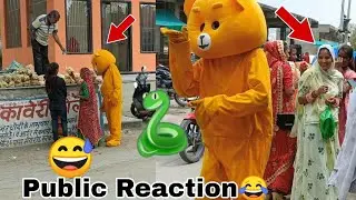 Teddy Bear Irritating People In Fair || Teddy Bear Backchodi At Public Palace || Teddy Rj30 || Prank