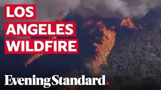 Huge wildfire near Los Angeles prompts evacuations