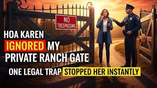 HOA Karen Ignored My Private Ranch Gate &mdash; One Legal Trap Stopped Her Instantly