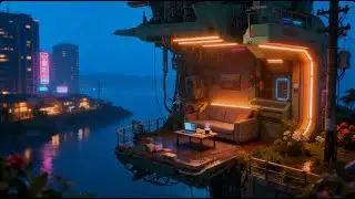 Evening Rain Lofi Mix 🌧️ Chill Beats to Relax, Study, and Feel at Ease