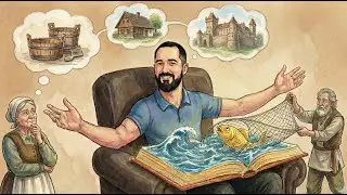 O rybáři a zlaté rybce 🐟 – Audio pohádka na dobrou noc (čte Táta)