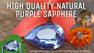 Ceylon Natural Purple Sapphire from Danu Group - One of the best calm colour from mother nature