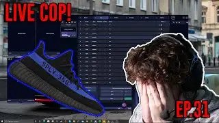 YEEZY 350 DRIZZLING BLUE MEK LIVE COP! - How To Sneaker Bot Ep.31