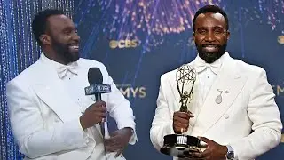 'Severance&rsquo; Star Tramell Tillman Celebrates Making Emmy HISTORY with His Mom! (Exclusive)