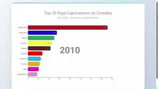 Top 10. Pays producteurs, exportateurs et importateurs de c&eacute;r&eacute;ales . 2010-2024