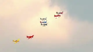 Vans RV | Stabilized Footage | Smoke On Aviation Formation Team | 2024 Lake Cumberland Airshow